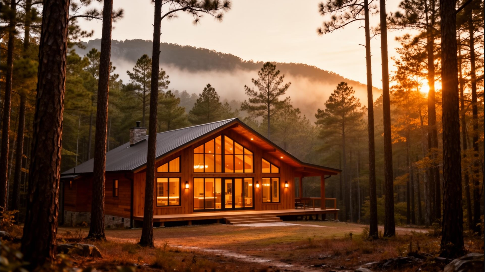 Luxury cabin in Broken Bow forest